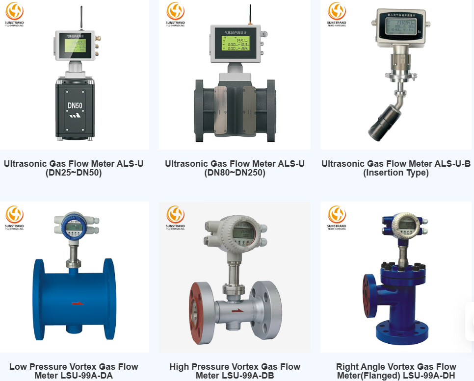 Gas Flow Meter Products  Types