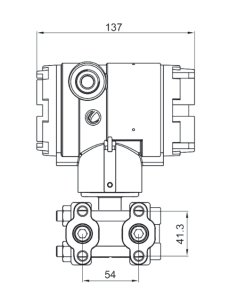 Electric Differential Pressure Transmitter YSB3351S-C